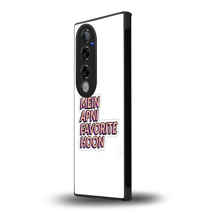 Mein Apni Fevorite Hoon vivo v40 pro mobile cover | shockproof glass phone case