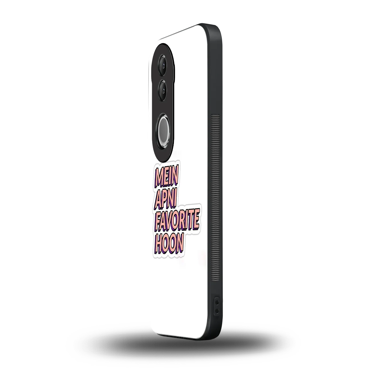 Mein Apni Fevorite Hoon vivo v50 mobile cover | shockproof glass phone case