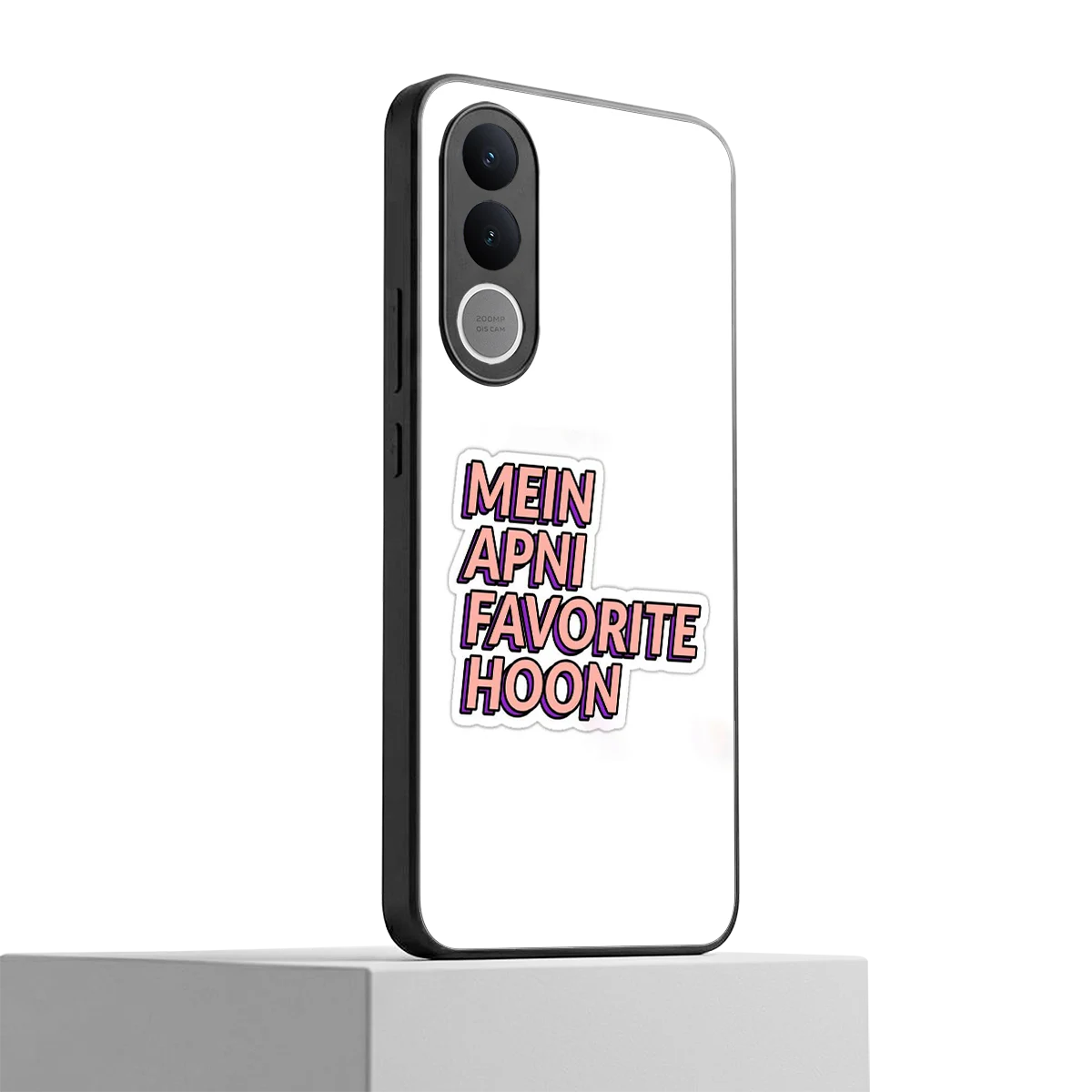 Mein Apni Fevorite Hoon vivo v70 fe mobile cover | shockproof glass phone case
