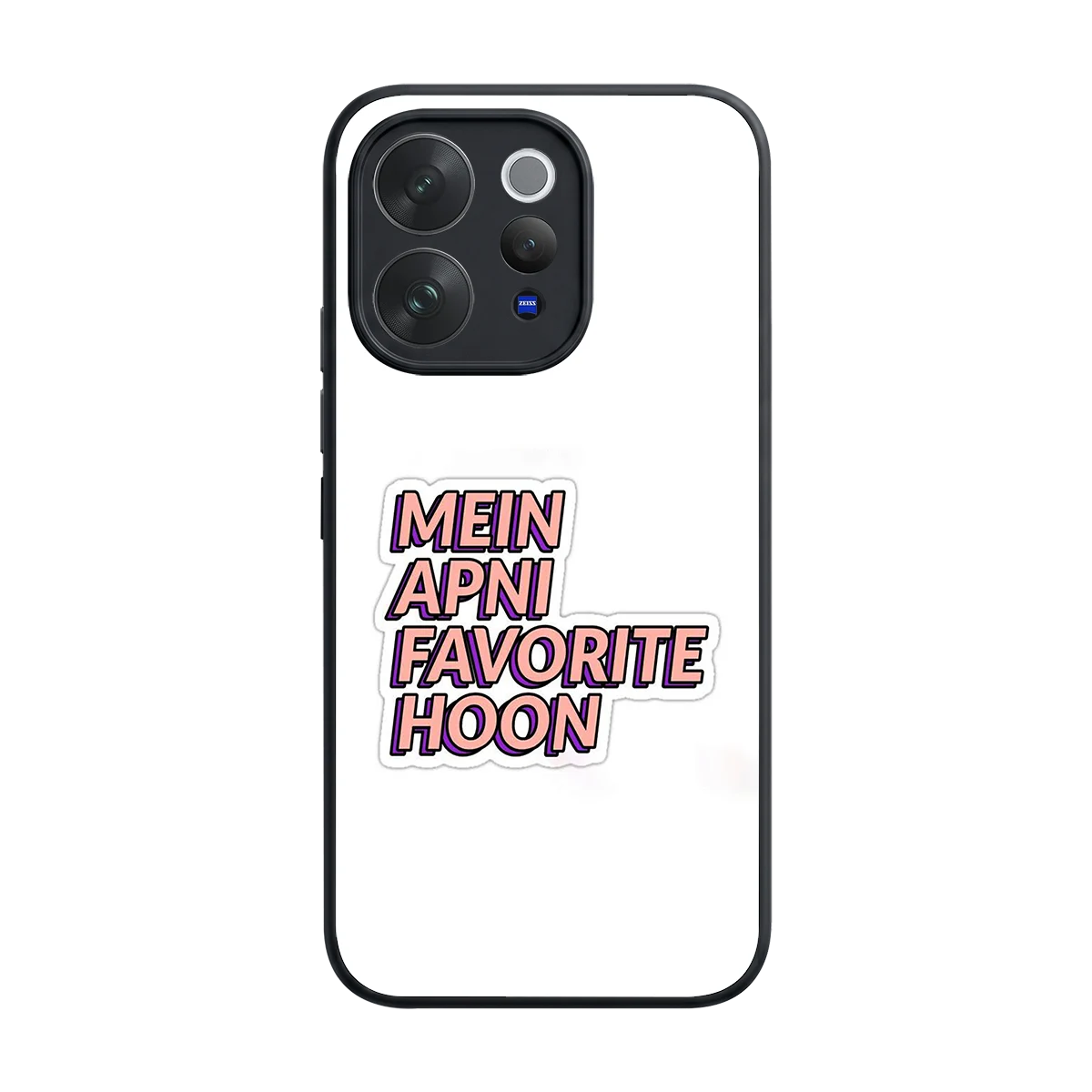 Mein Apni Fevorite Hoon back phone cover | glass case for vivo v70