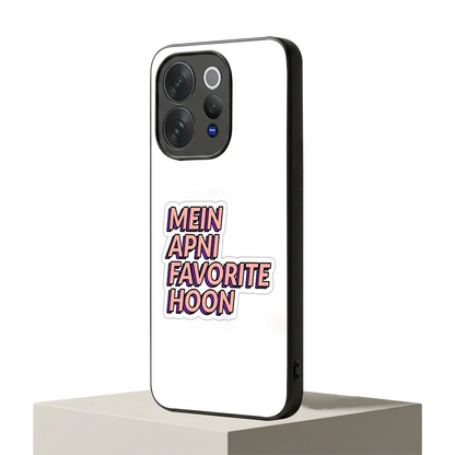 Mein Apni Fevorite Hoon vivo v70 elite mobile cover | shockproof glass phone case