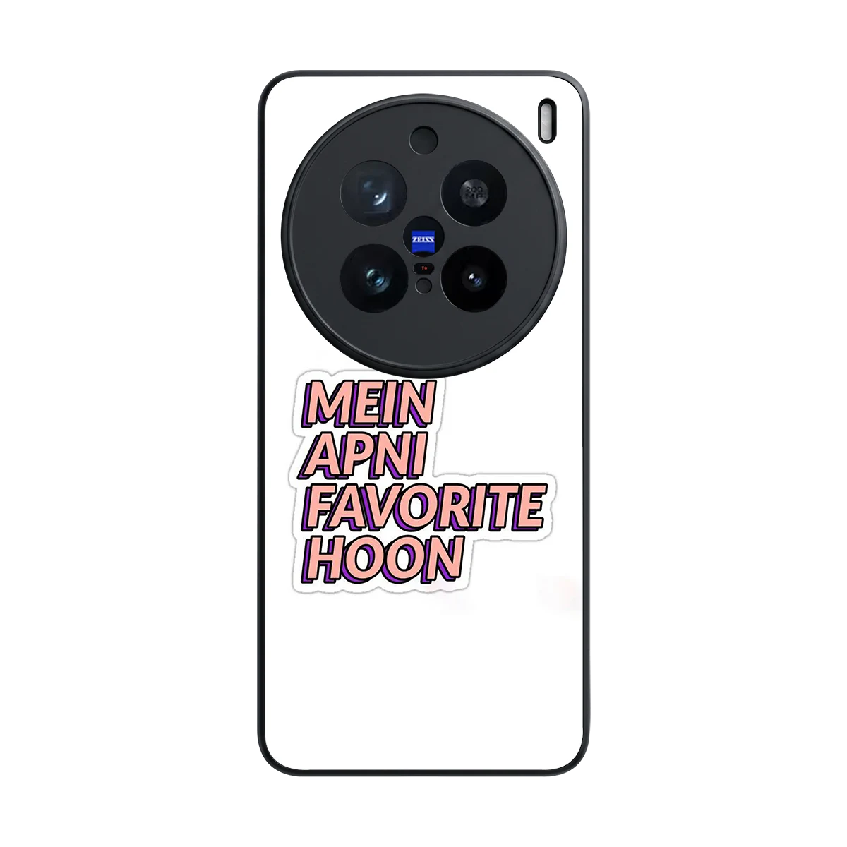 Mein Apni Fevorite Hoon back phone cover | glass case for vivo x200 pro