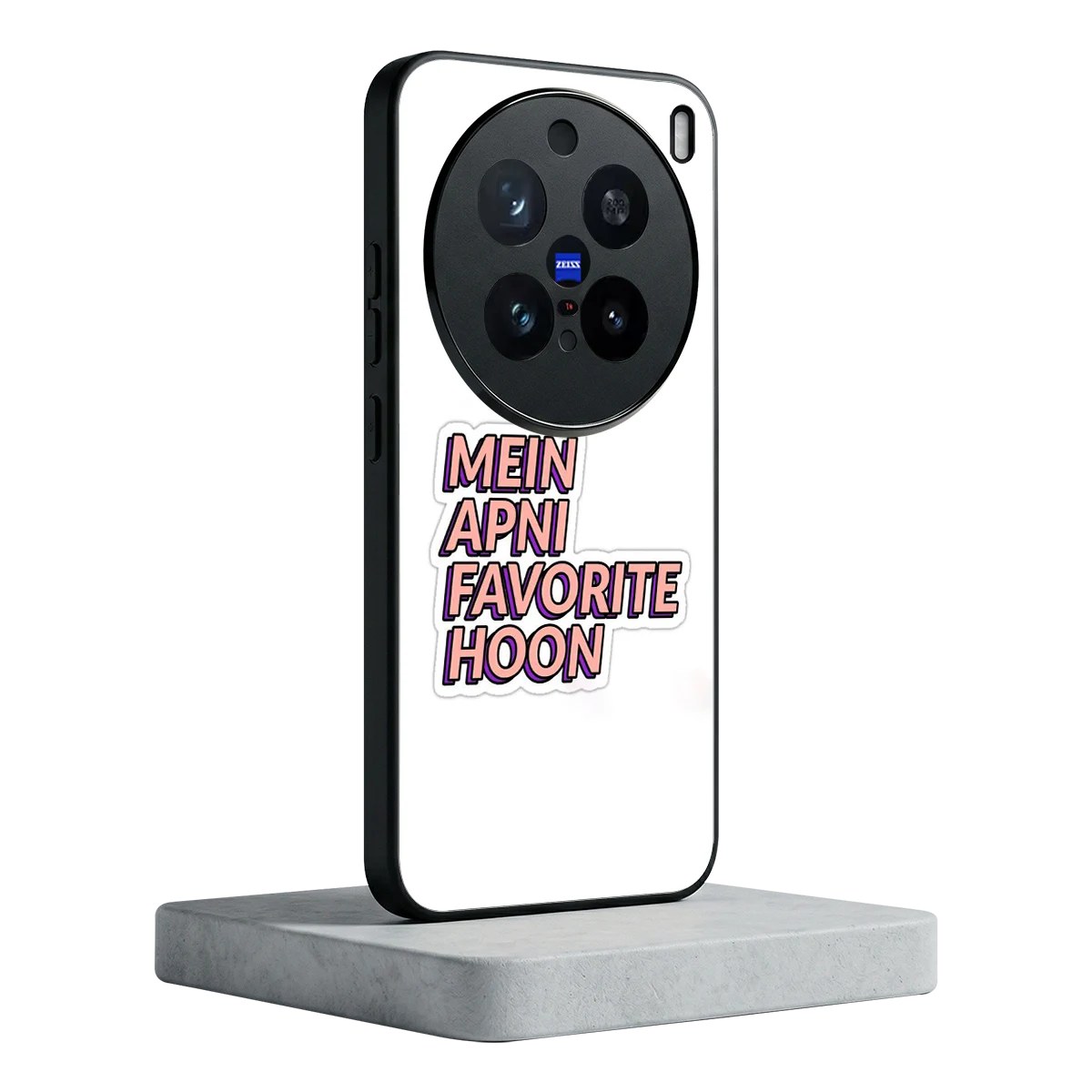 Mein Apni Fevorite Hoon vivo x200 pro mobile cover | shockproof glass phone case