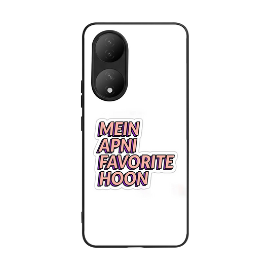 Mein Apni Fevorite Hoon back phone cover | glass case for Vivo-y100
