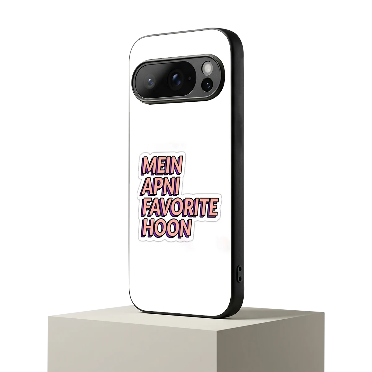 Mein Apni Fevorite Hoon google pixel 10 pro mobile cover | shockproof glass phone case