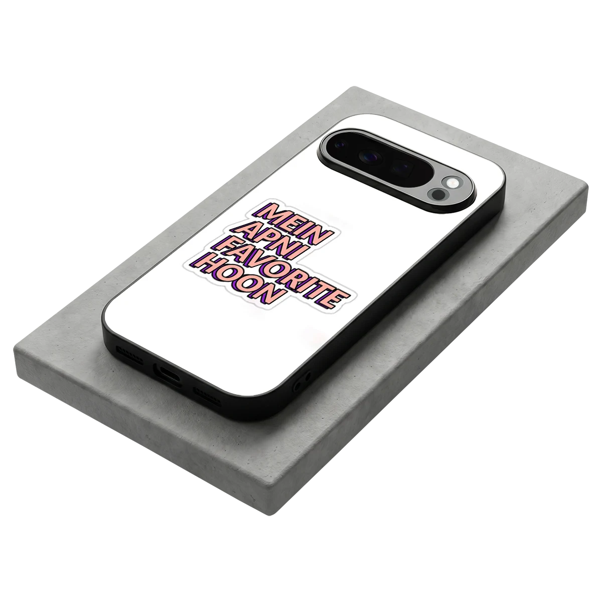 Mein Apni Fevorite Hoon stylish phone case for google pixel 10 pro | glossy glass and slim fit
