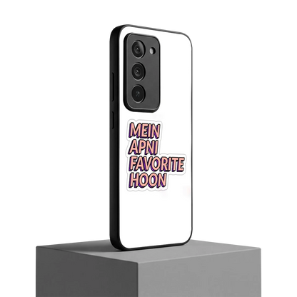 Mein Apni Fevorite Hoon redmi 15 5g mobile cover | shockproof glass phone case
