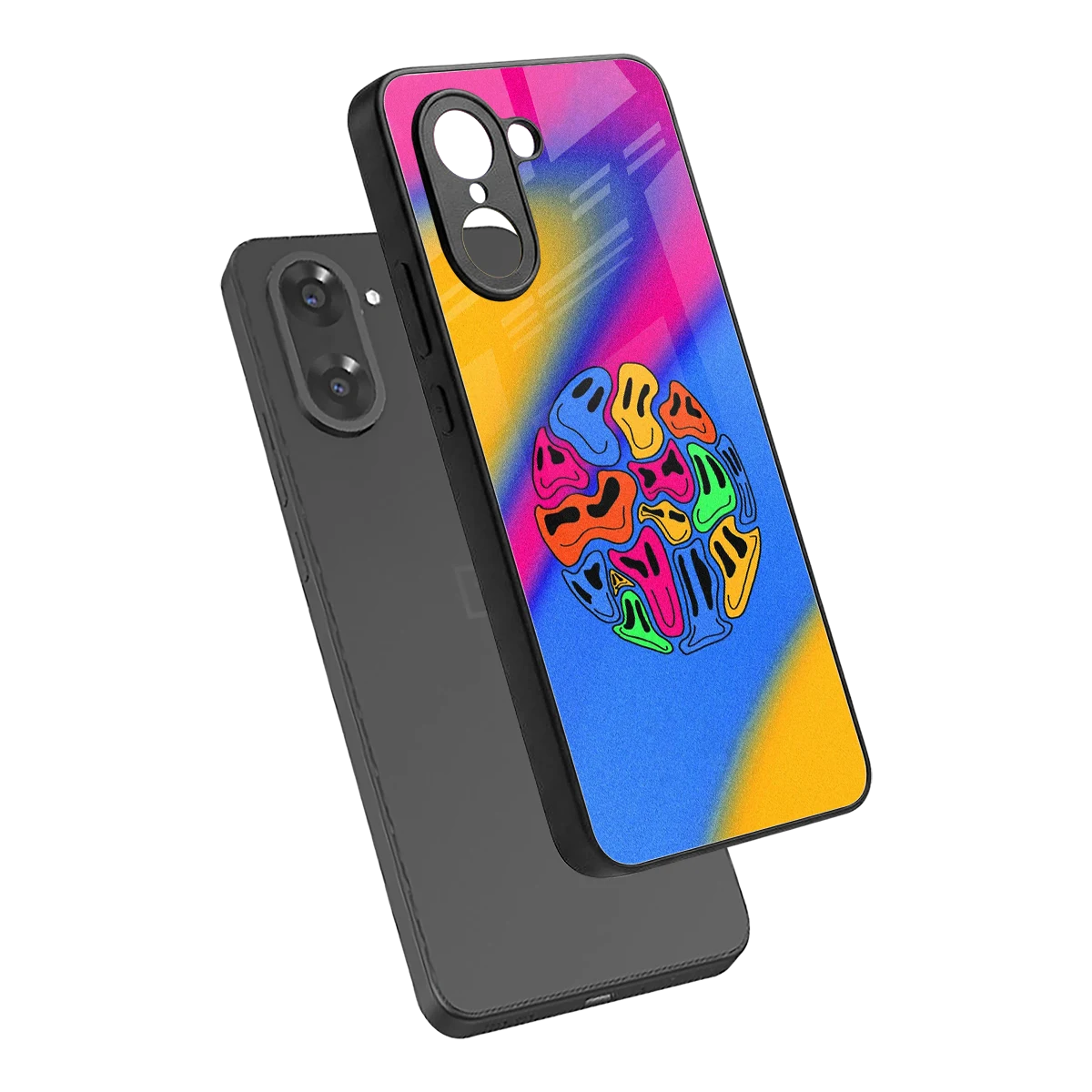 Melted Joy sleek oneplus nord ce5 5g cover with tempered glass back and TPU edges