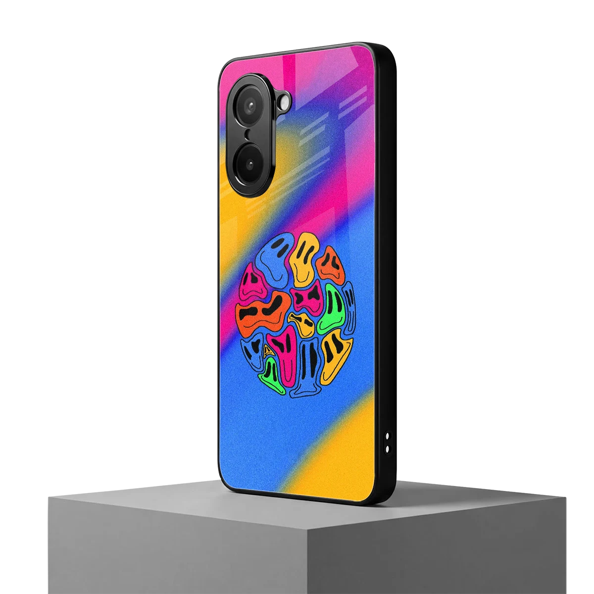 Melted Joy oneplus nord ce5 5g mobile cover | shockproof glass phone case