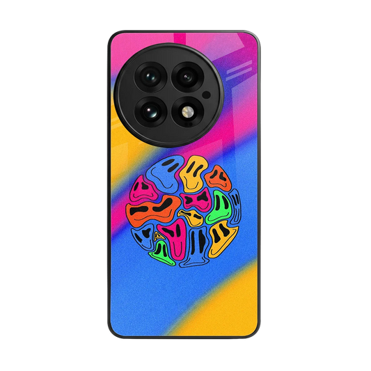 Melted Joy back phone cover | glass case for oneplus 13