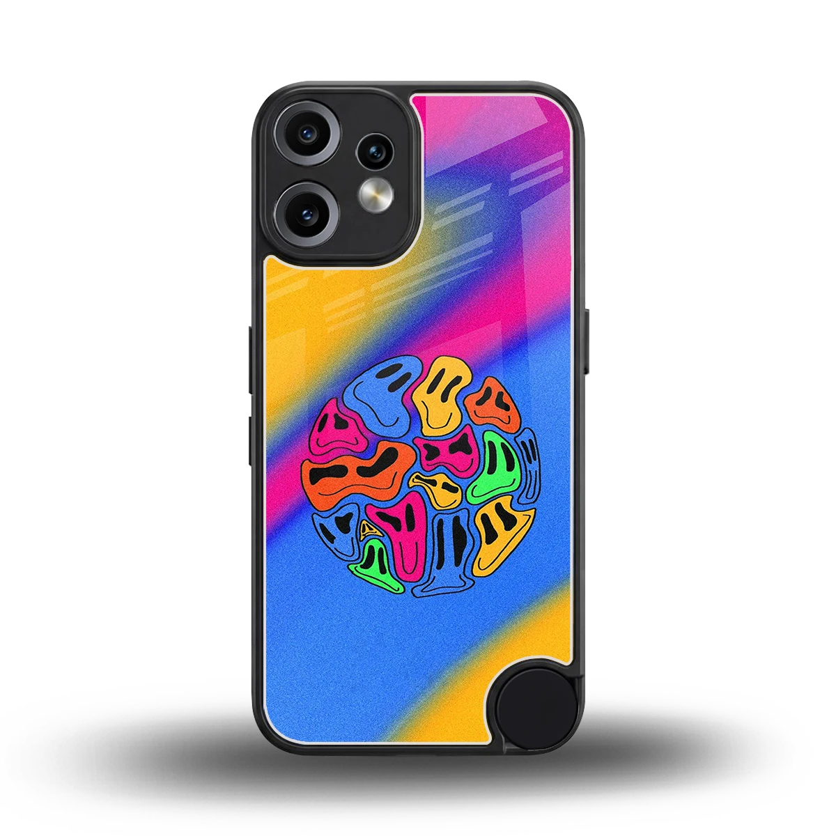 Melted Joy back phone cover | glass case for cmf nothing phone 2 pro