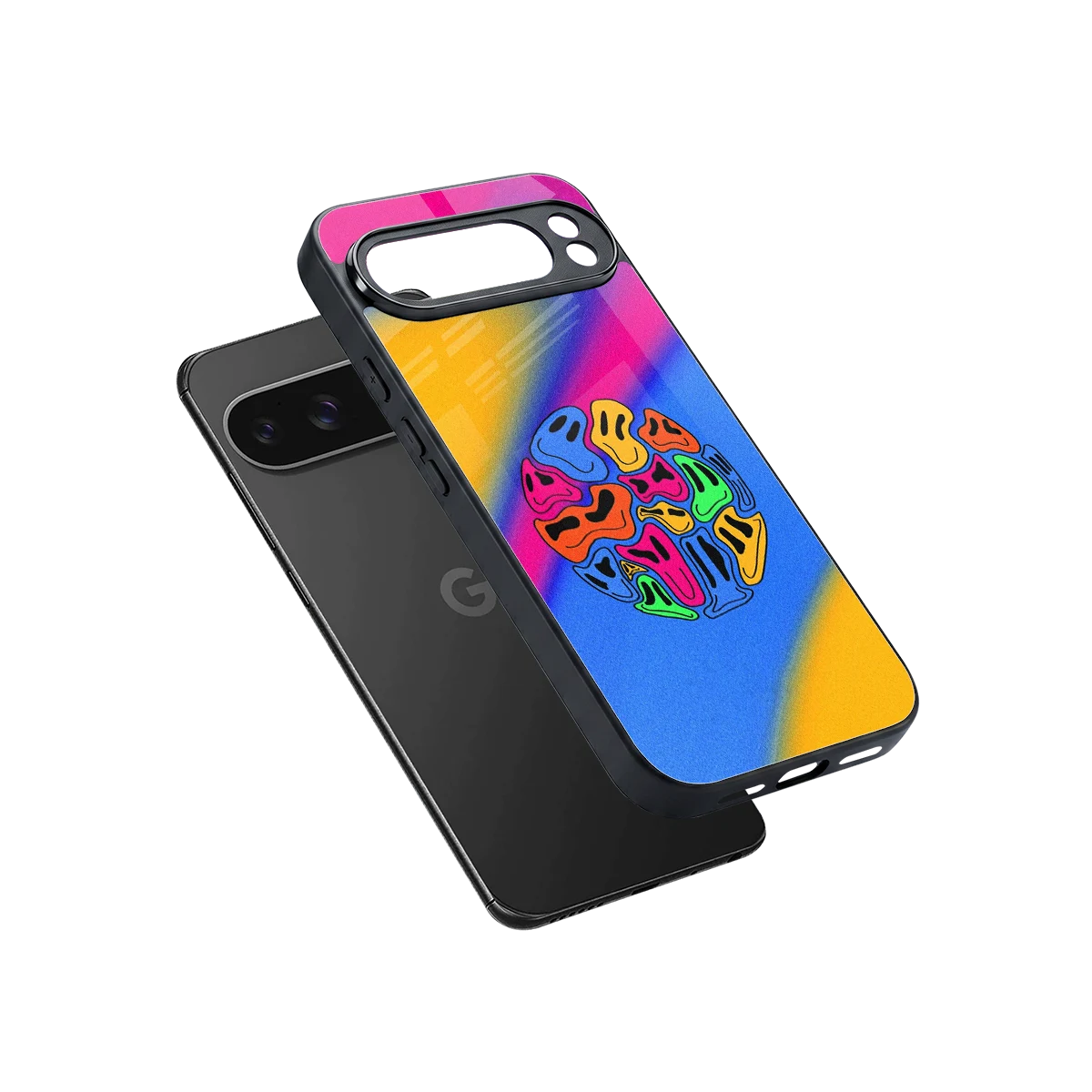 Melted Joy sleek google pixel 10 pro xl cover with tempered glass back and TPU edges