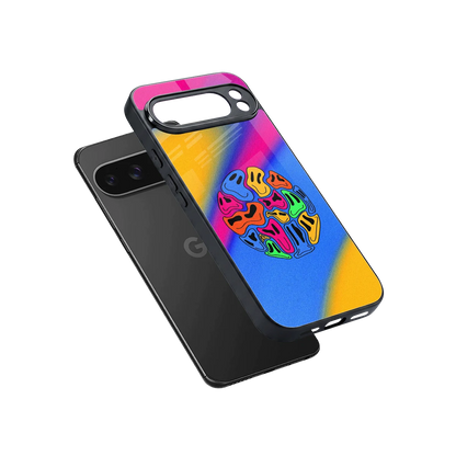 Melted Joy sleek google pixel 10 pro xl cover with tempered glass back and TPU edges