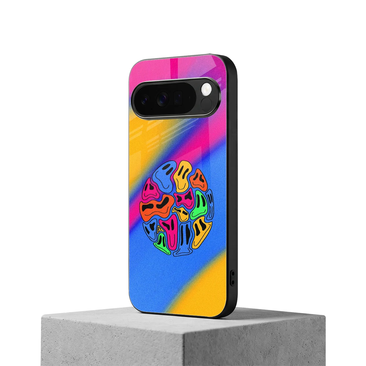 Melted Joy google pixel 10 pro xl mobile cover | shockproof glass phone case