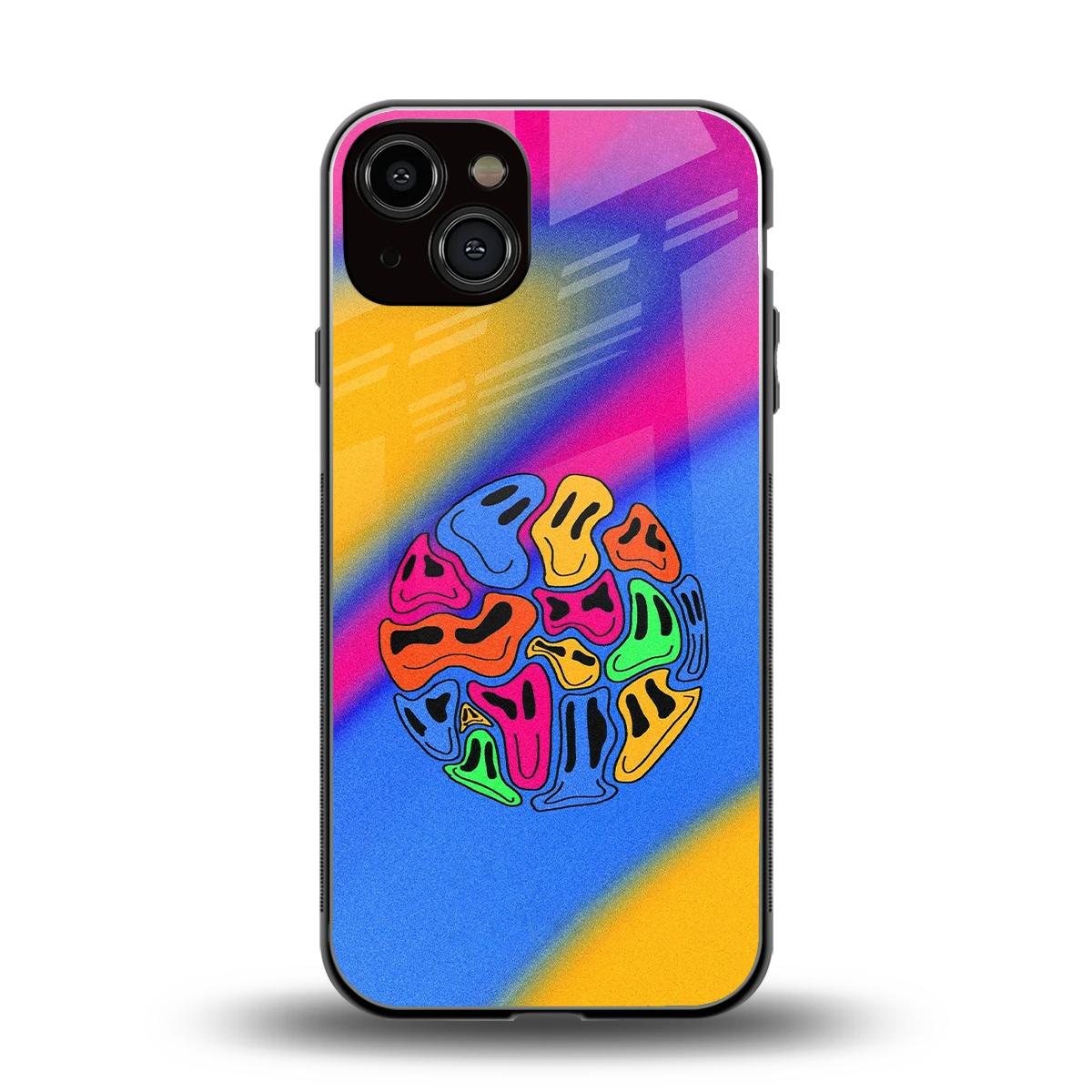 Melted Joy back phone cover | glass case for iphone 13