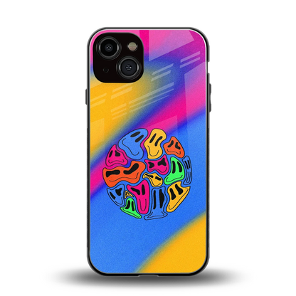 Melted Joy back phone cover | glass case for iphone 13