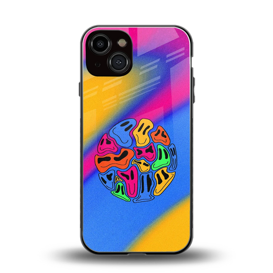 Melted Joy back phone cover | glass case for iphone 14