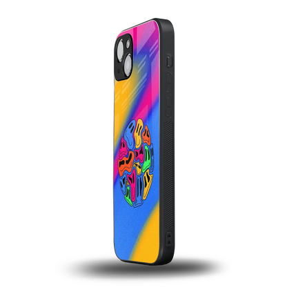 Melted Joy iphone 14 plus mobile cover | shockproof glass phone case