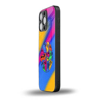 Melted Joy iphone 15 pro max mobile cover | shockproof glass phone case