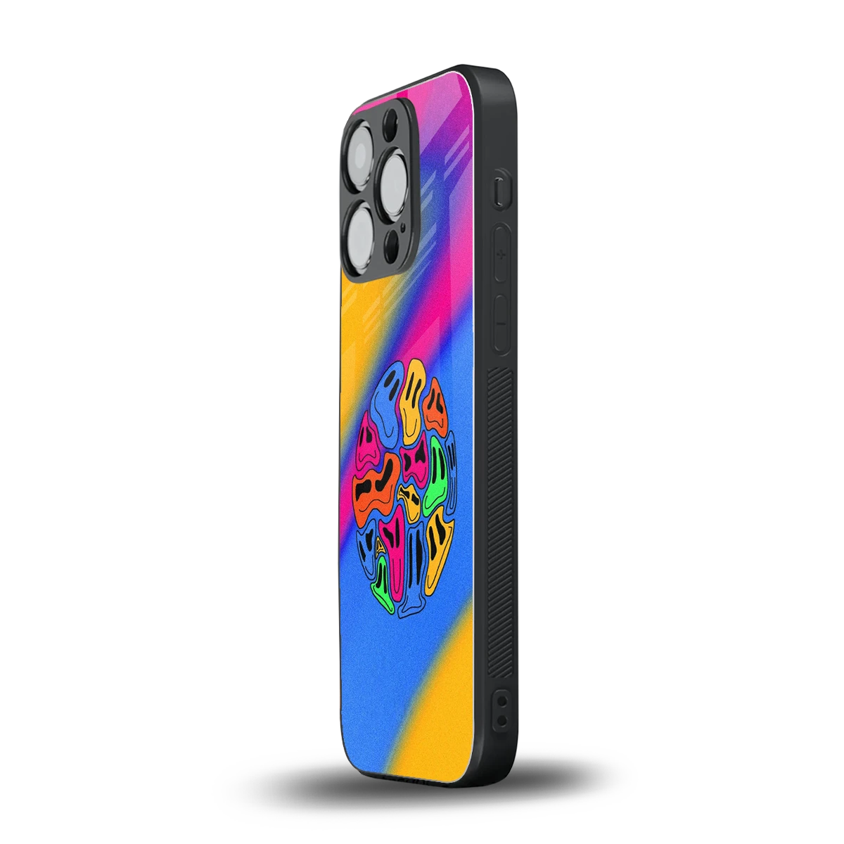 Melted Joy iphone 15 pro mobile cover | shockproof glass phone case