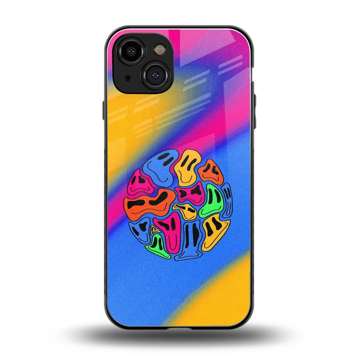Melted Joy back phone cover | glass case for iphone 15