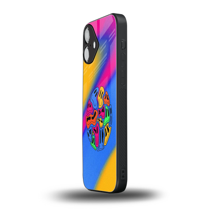 Melted Joy iphone 16 plus mobile cover | shockproof glass phone case