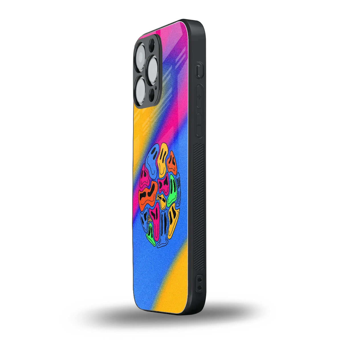 Melted Joy iphone 16 pro max mobile cover | shockproof glass phone case