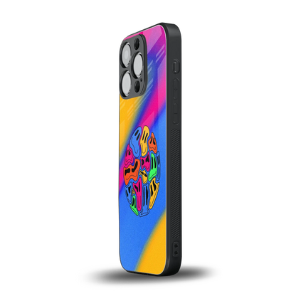 Melted Joy iphone 16 pro mobile cover | shockproof glass phone case