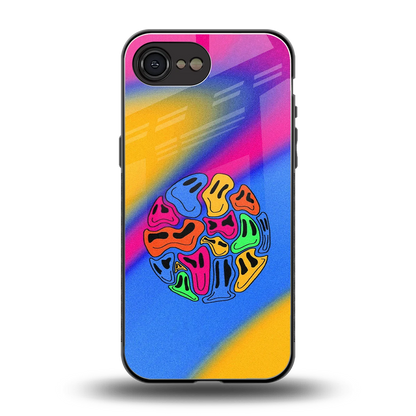Melted Joy back phone cover | glass case for iphone 16e