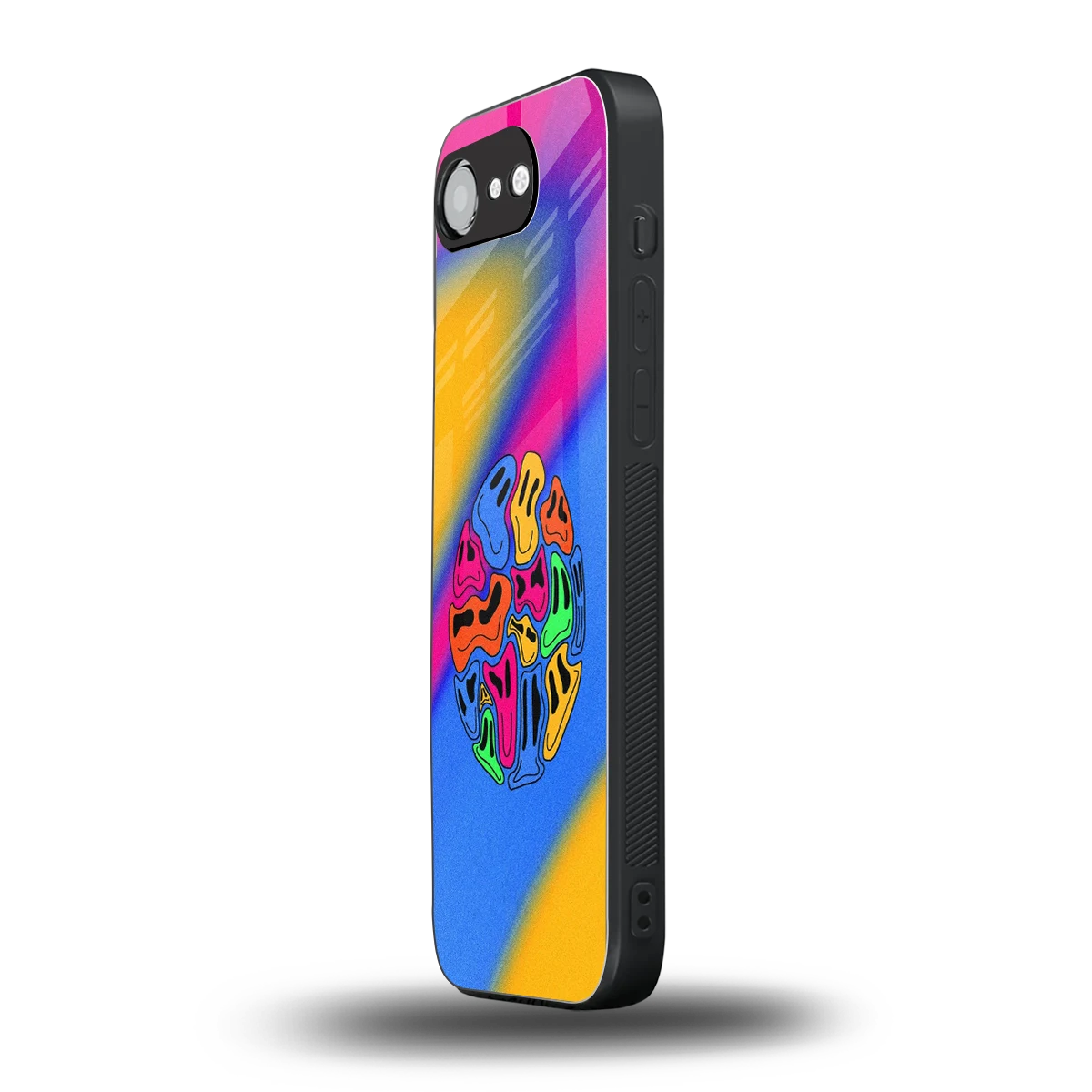 Melted Joy iphone 16e mobile cover | shockproof glass phone case