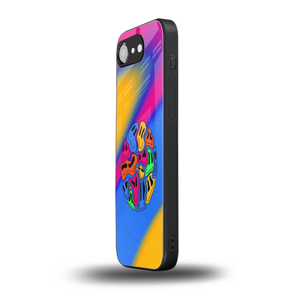 Melted Joy iphone 16e mobile cover | shockproof glass phone case