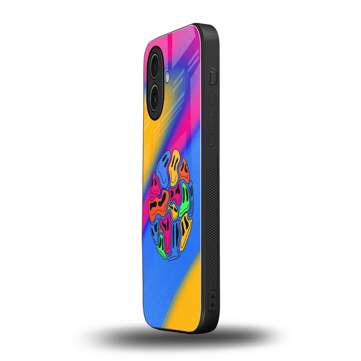 Melted Joy iphone 17 mobile cover | shockproof glass phone case