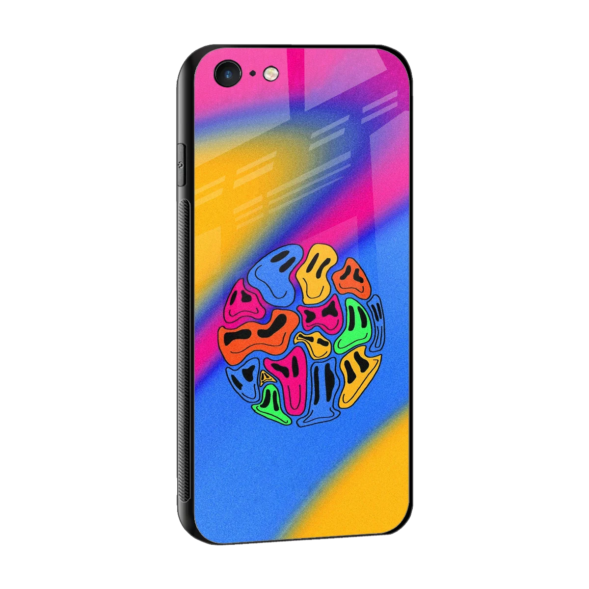 Melted Joy sleek iphone 6 cover with tempered glass back and TPU edges