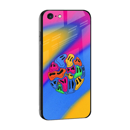 Melted Joy sleek iphone 6s cover with tempered glass back and TPU edges