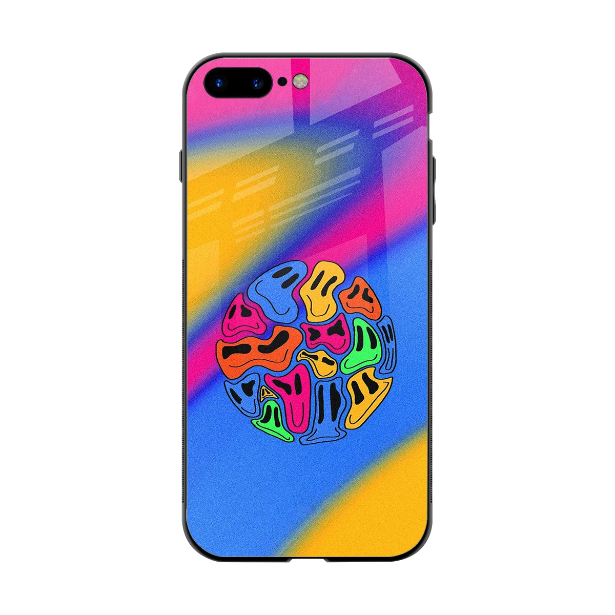 Melted Joy back phone cover | glass case for iphone 7 plus