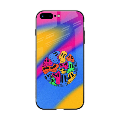Melted Joy back phone cover | glass case for iphone 8 plus
