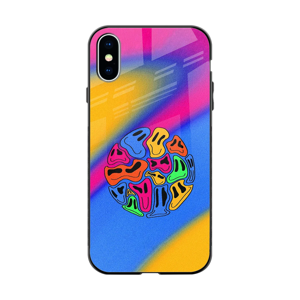 Melted Joy back phone cover | glass case for iphone x
