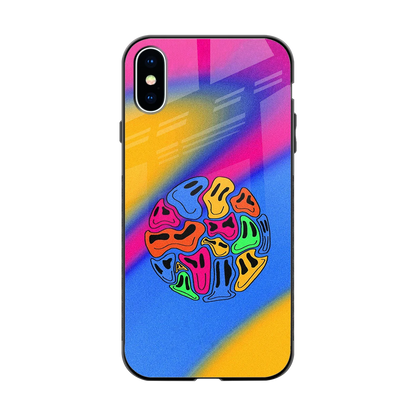 Melted Joy back phone cover | glass case for iphone xs