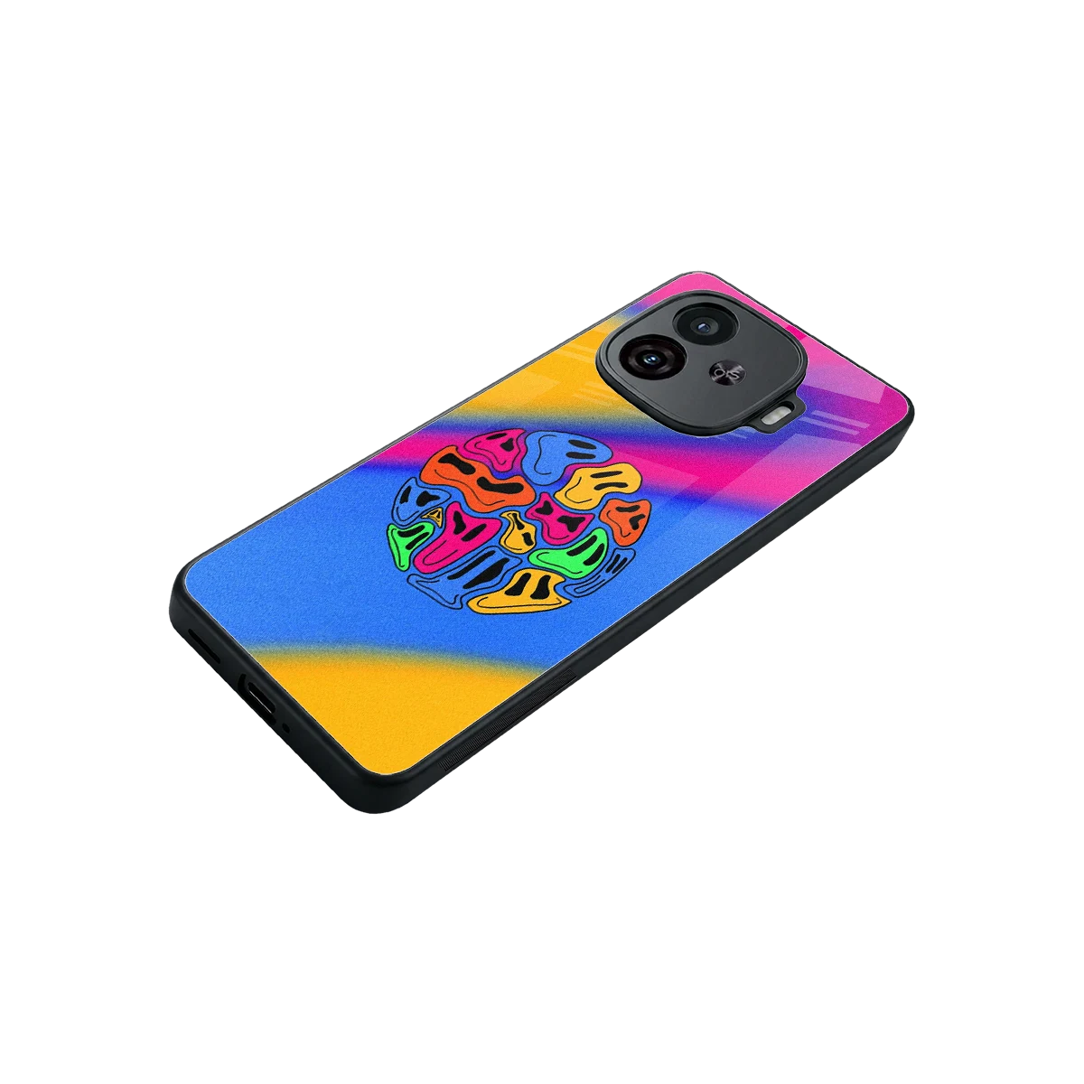 Melted Joy stylish phone case for iqoo neo 10r 5g | glossy glass and slim fit