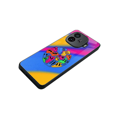 Melted Joy stylish phone case for iqoo neo 10r 5g | glossy glass and slim fit