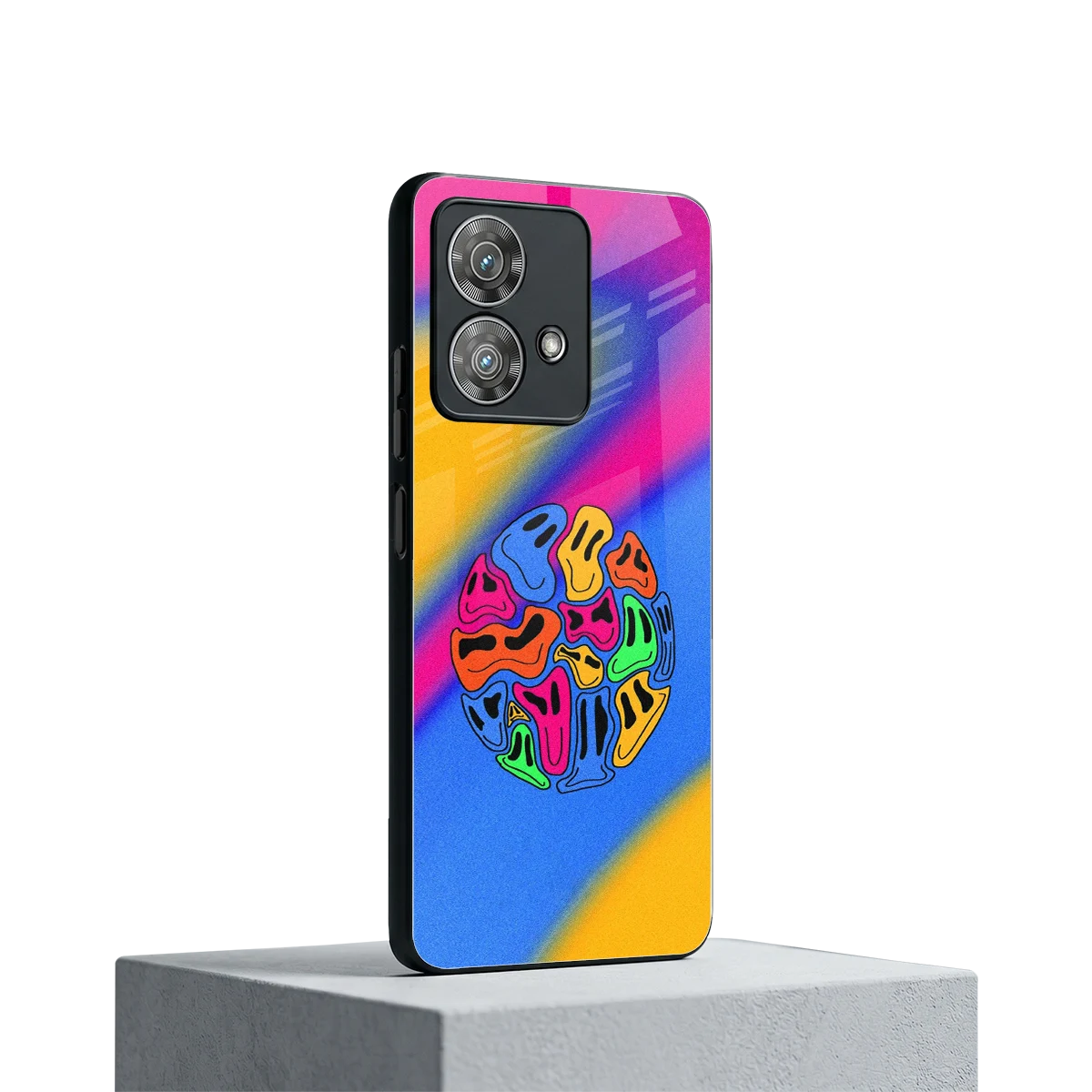 Melted Joy motorola edge 40 neo 5g mobile cover | shockproof glass phone case