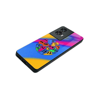 Melted Joy stylish phone case for motorola edge 50 fusion | glossy glass and slim fit