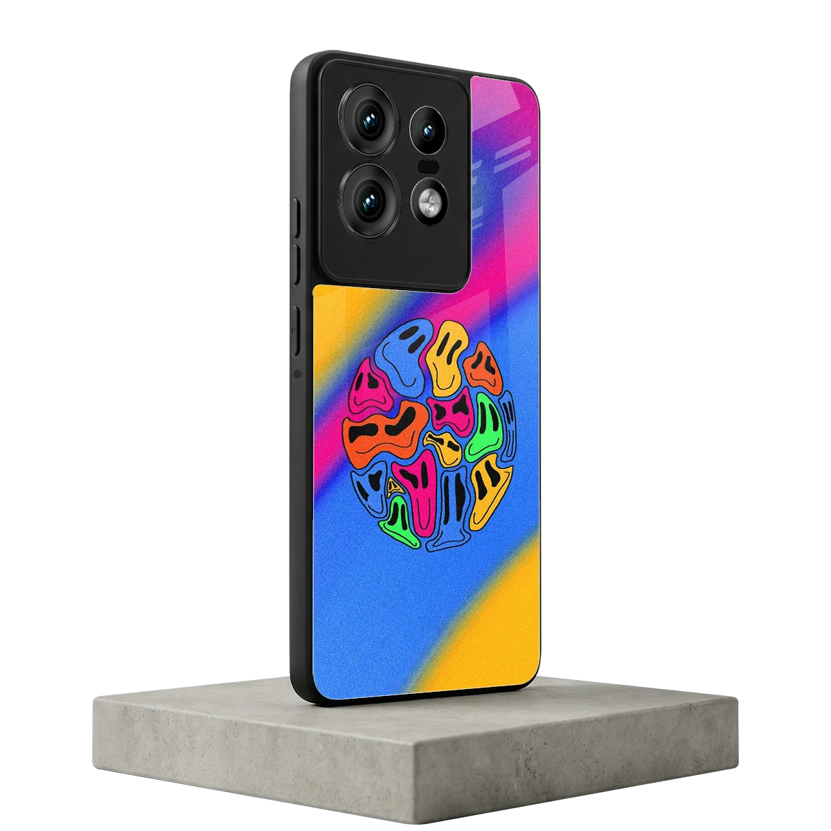 Melted Joy motorola edge 50 pro mobile cover | shockproof glass phone case