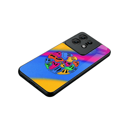 Melted Joy stylish phone case for motorola edge 50 pro | glossy glass and slim fit