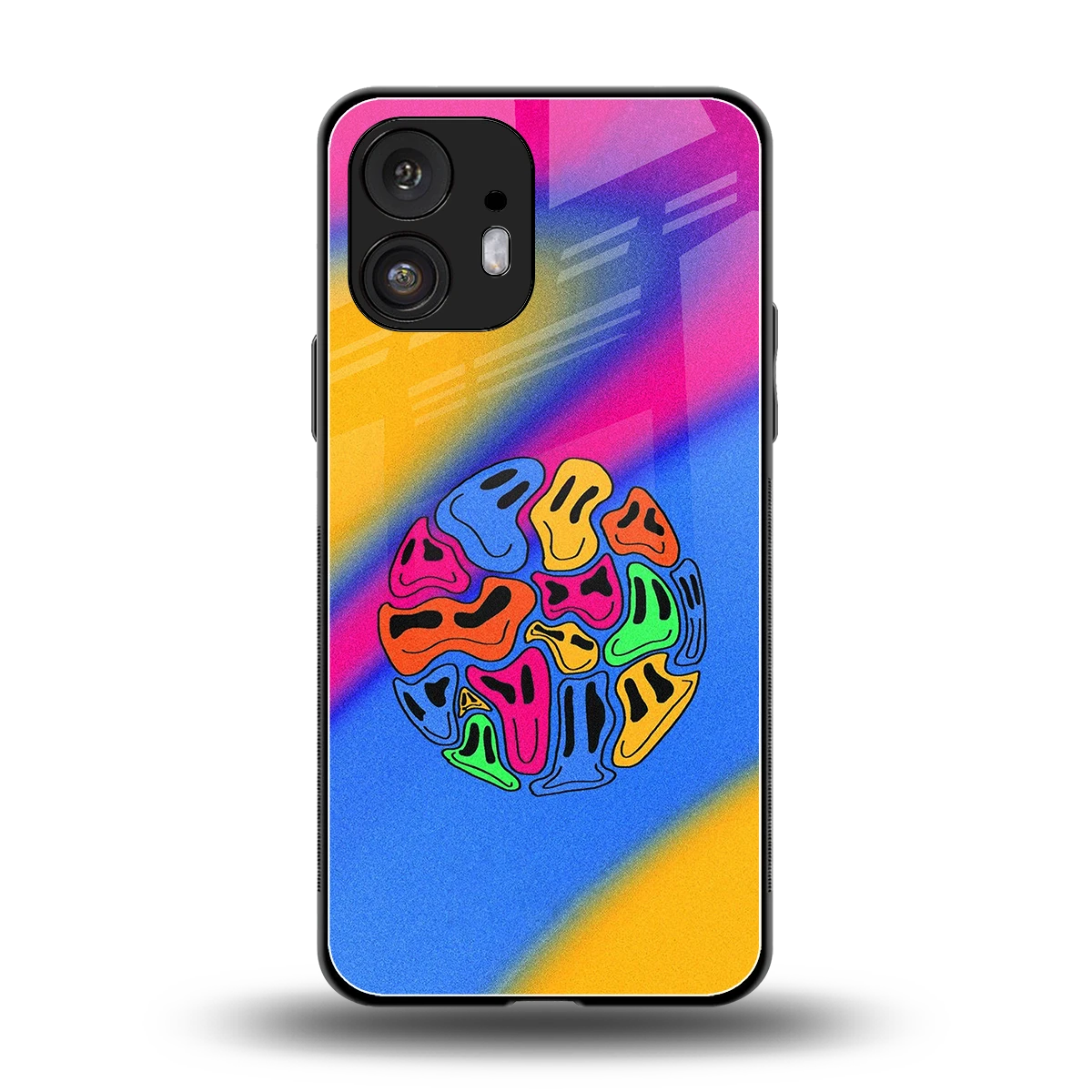 Melted Joy back phone cover | glass case for nothing phone 2