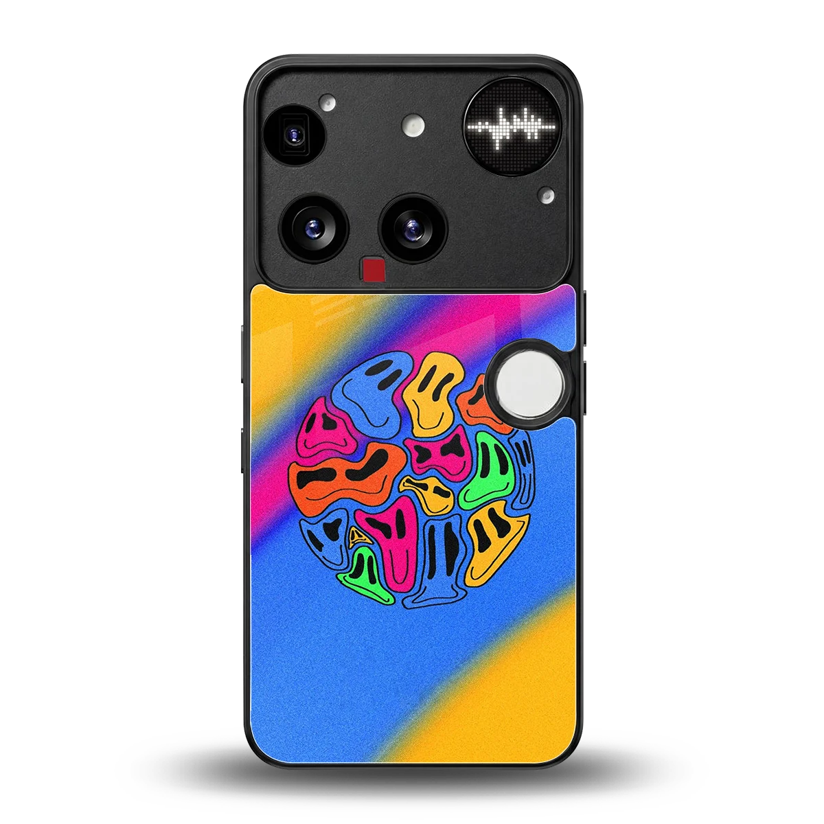 Melted Joy back phone cover | glass case for nothing phone 3