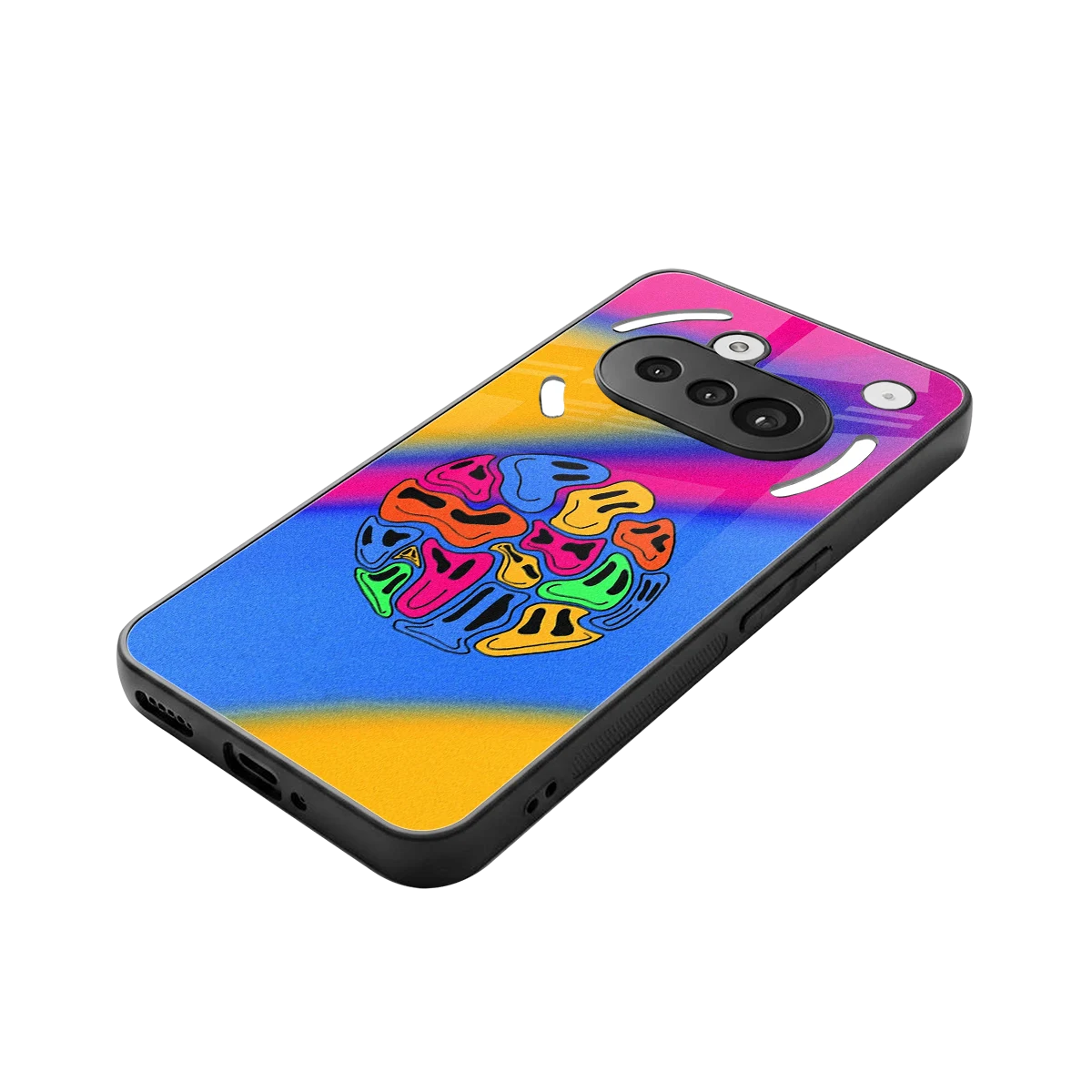 Melted Joy stylish phone case for nothing phone 3a | glossy glass and slim fit