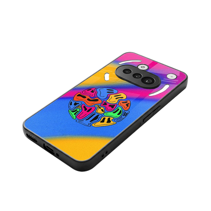 Melted Joy stylish phone case for nothing phone 3a | glossy glass and slim fit