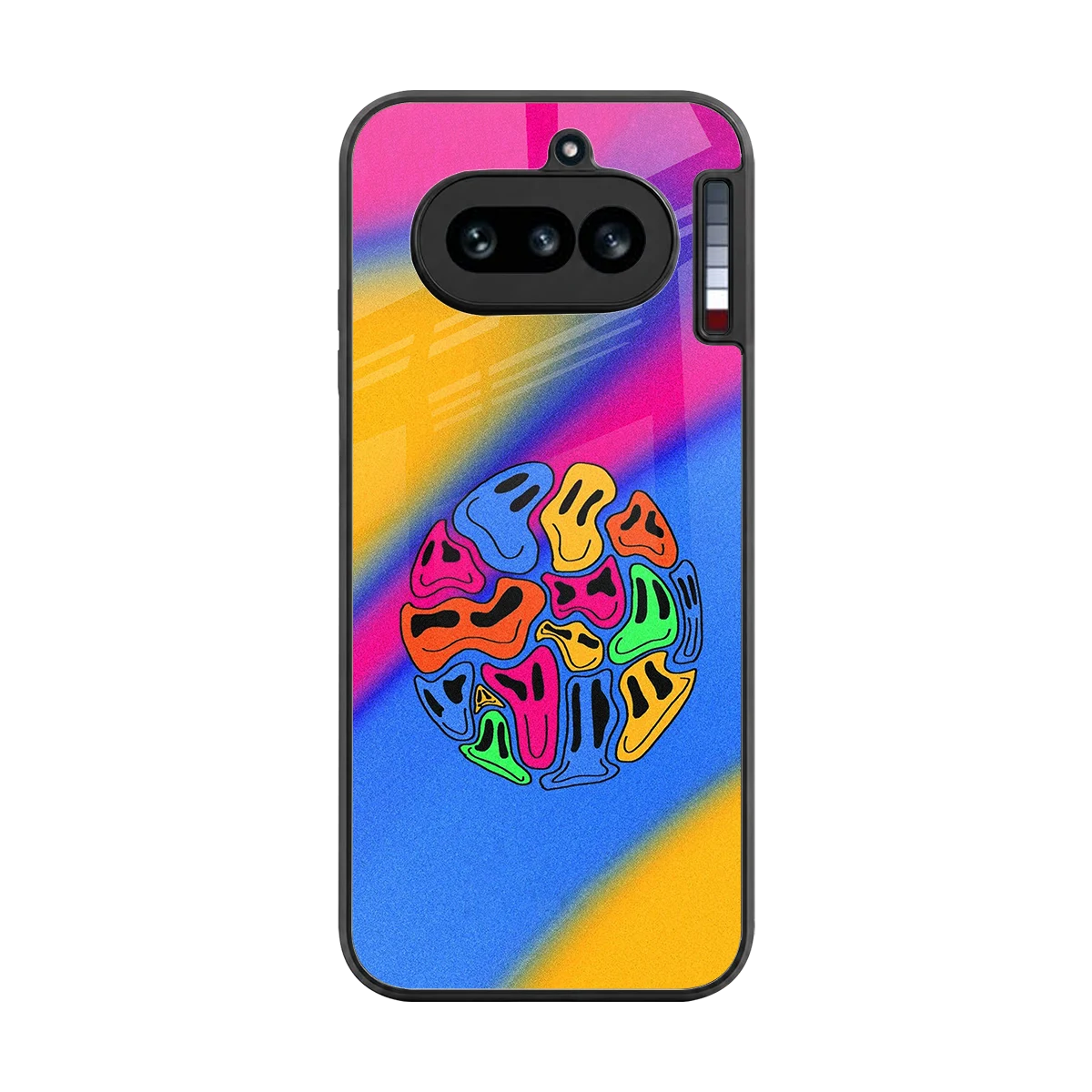 Melted Joy back phone cover | glass case for nothing phone 4a