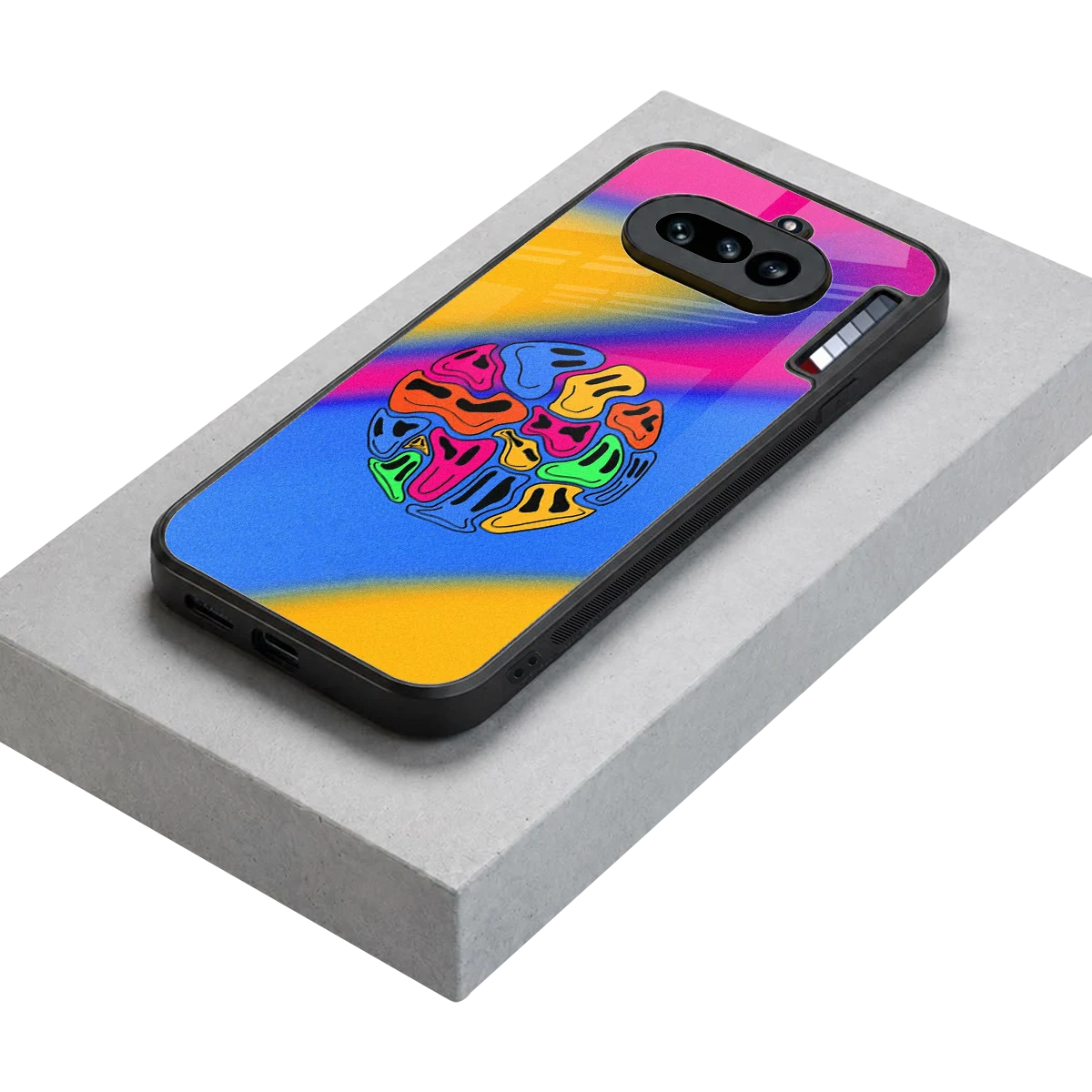 Melted Joy stylish phone case for nothing phone 4a | glossy glass and slim fit